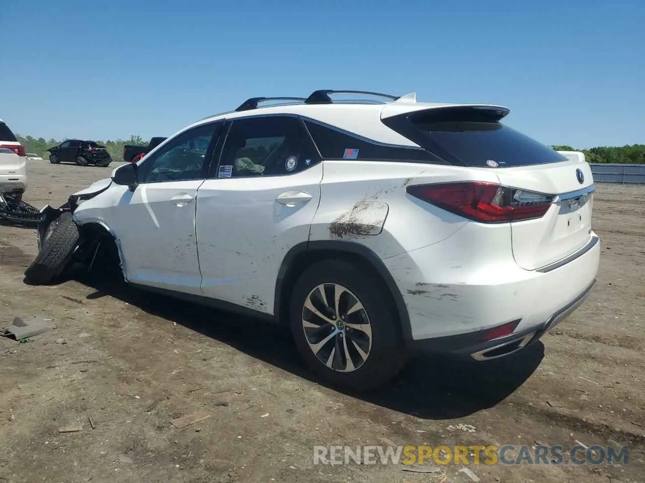 2 Photograph of a damaged car 2T2HZMDA8LC257416 LEXUS RX350 2020