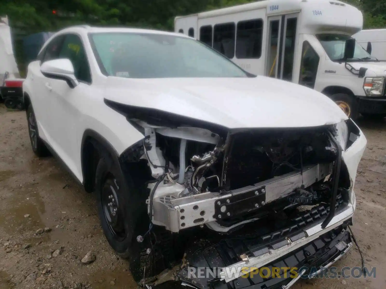 1 Photograph of a damaged car 2T2HZMDA9LC233822 LEXUS RX350 2020