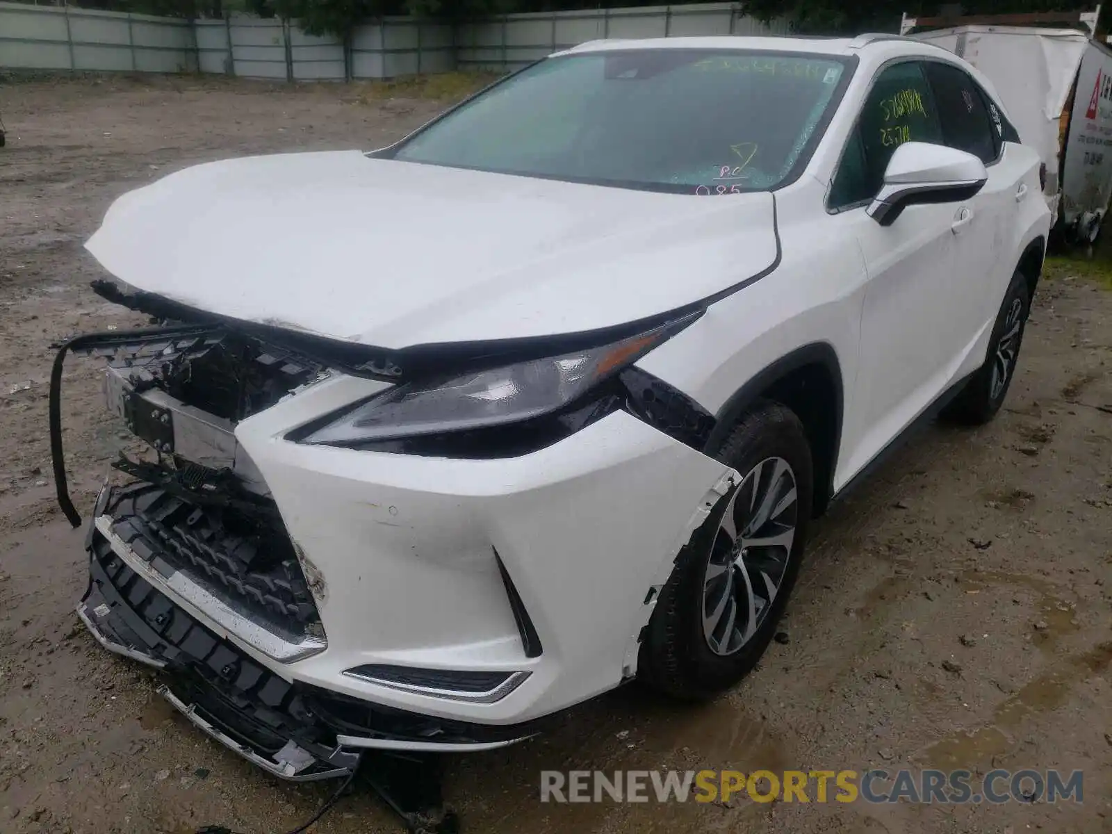 2 Photograph of a damaged car 2T2HZMDA9LC233822 LEXUS RX350 2020