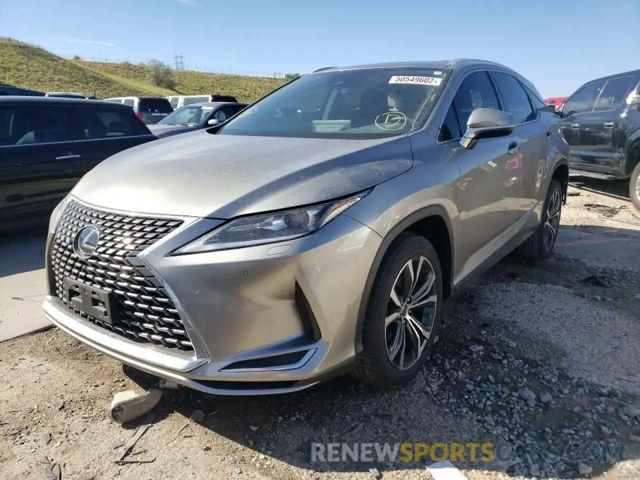 2 Photograph of a damaged car 2T2HZMDA9LC234713 LEXUS RX350 2020