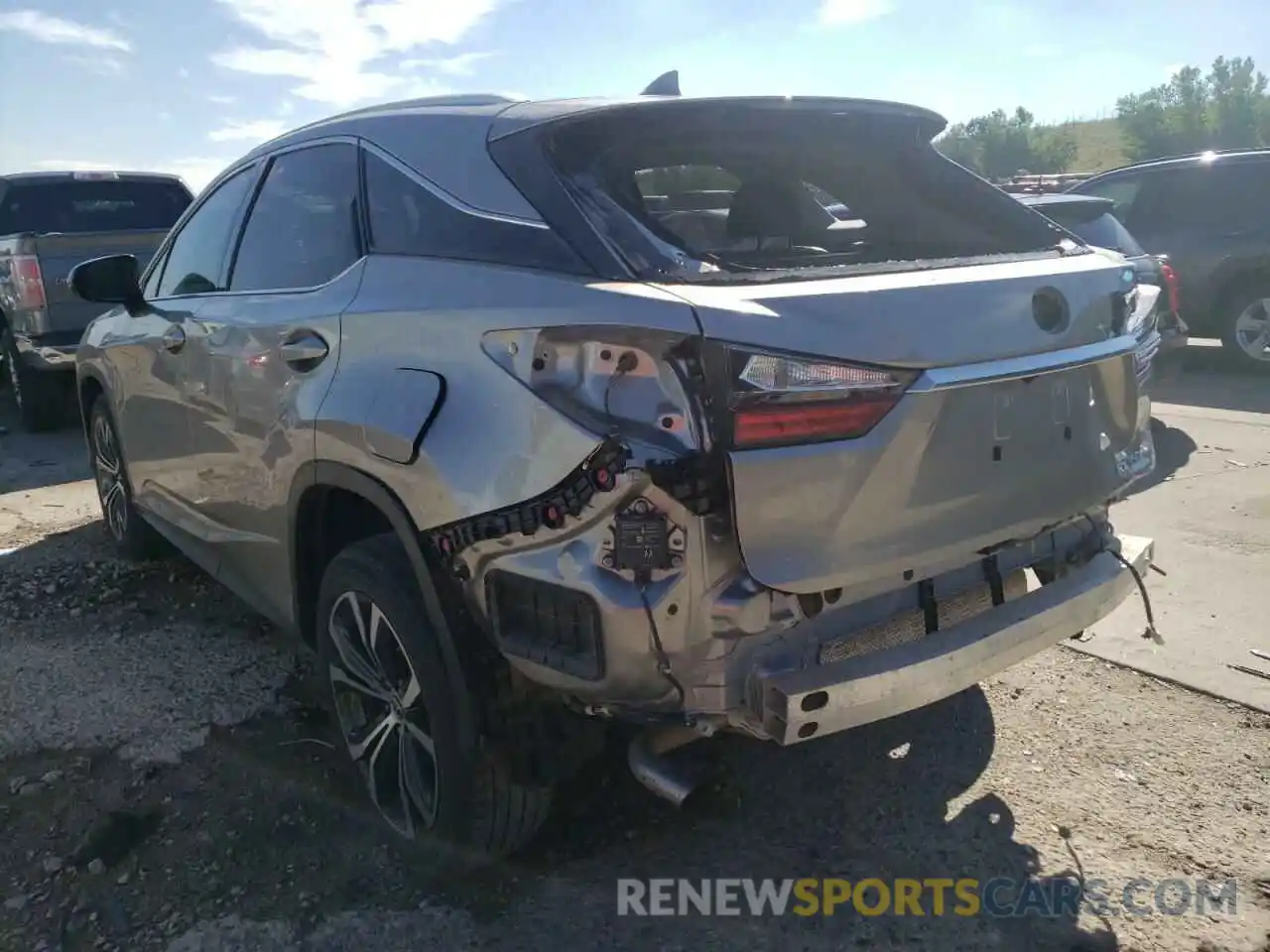 3 Photograph of a damaged car 2T2HZMDA9LC234713 LEXUS RX350 2020