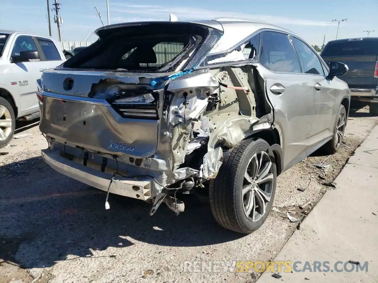 4 Photograph of a damaged car 2T2HZMDA9LC234713 LEXUS RX350 2020