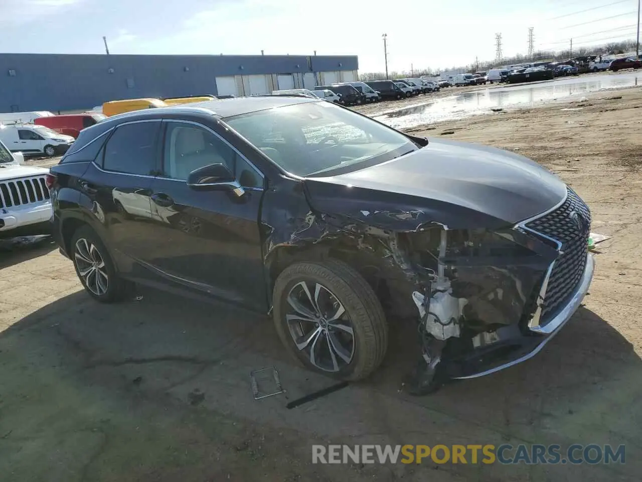 4 Photograph of a damaged car 2T2HZMDAXLC214194 LEXUS RX350 2020