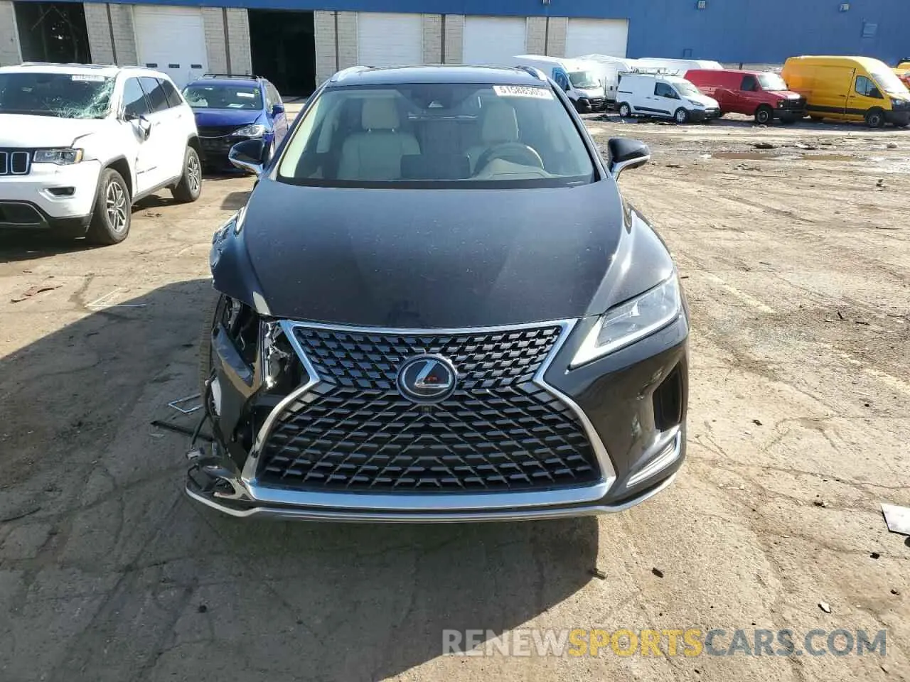 5 Photograph of a damaged car 2T2HZMDAXLC214194 LEXUS RX350 2020