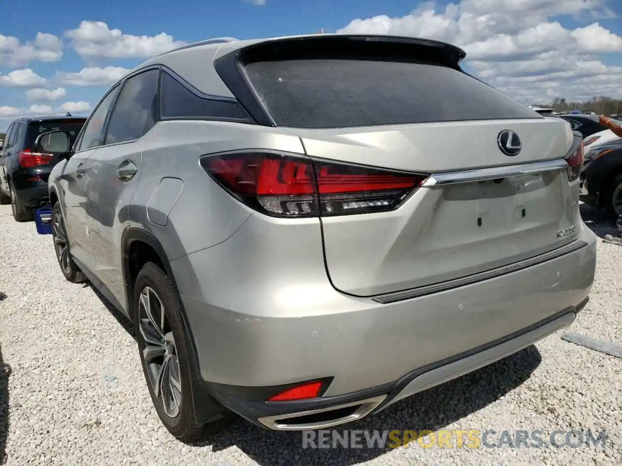 3 Photograph of a damaged car 2T2HZMDAXLC221162 LEXUS RX350 2020