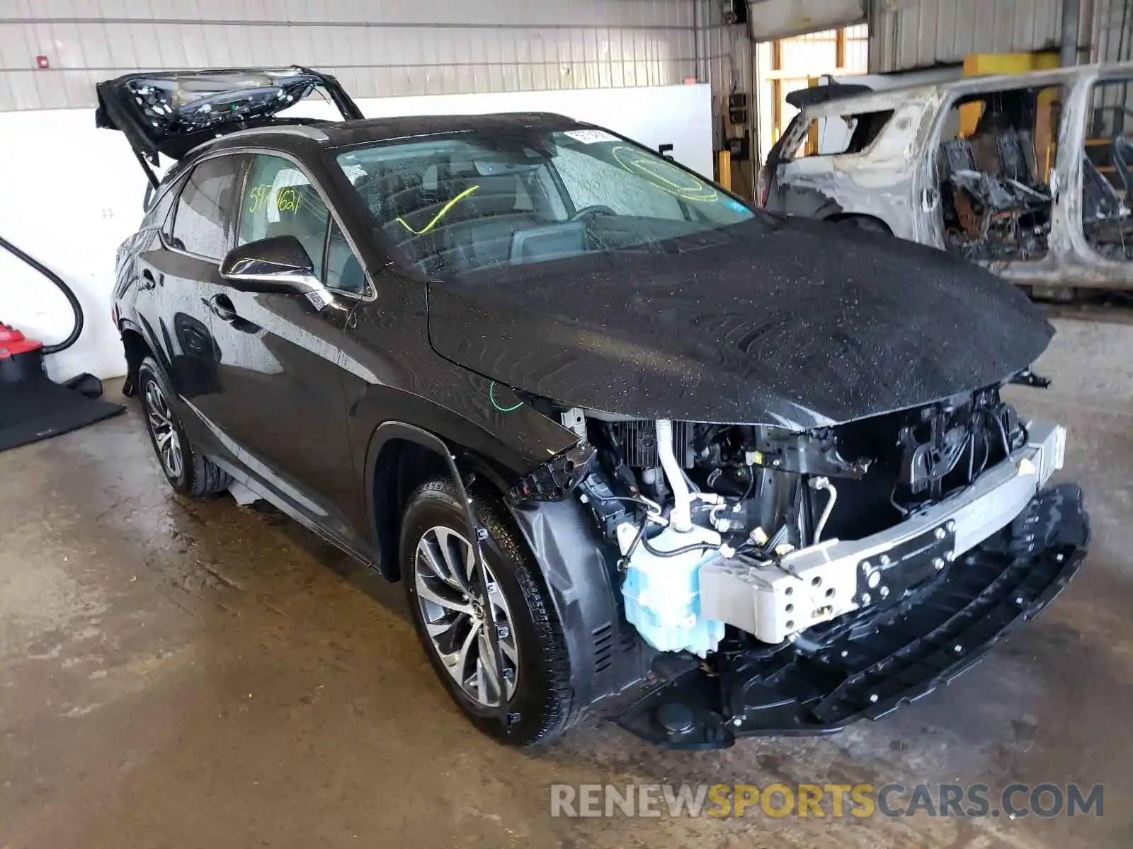 1 Photograph of a damaged car 2T2HZMDAXLC225230 LEXUS RX350 2020