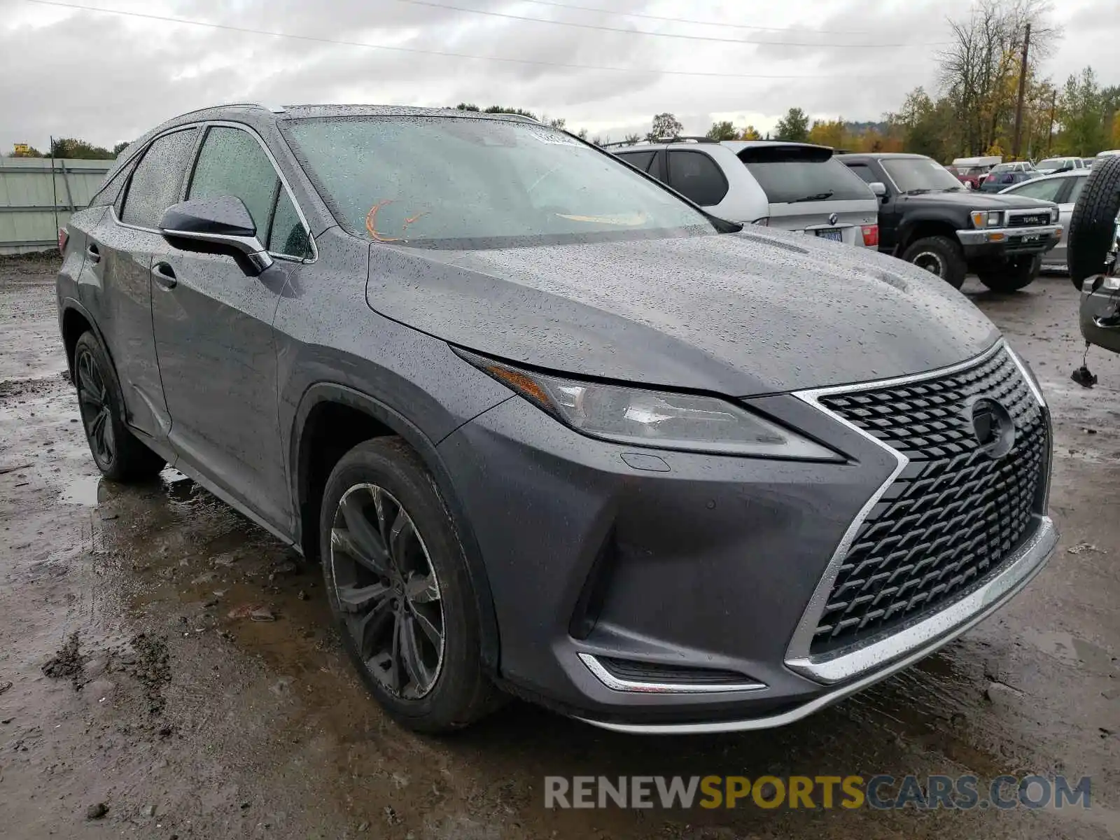 1 Photograph of a damaged car 2T2HZMDAXLC230377 LEXUS RX350 2020