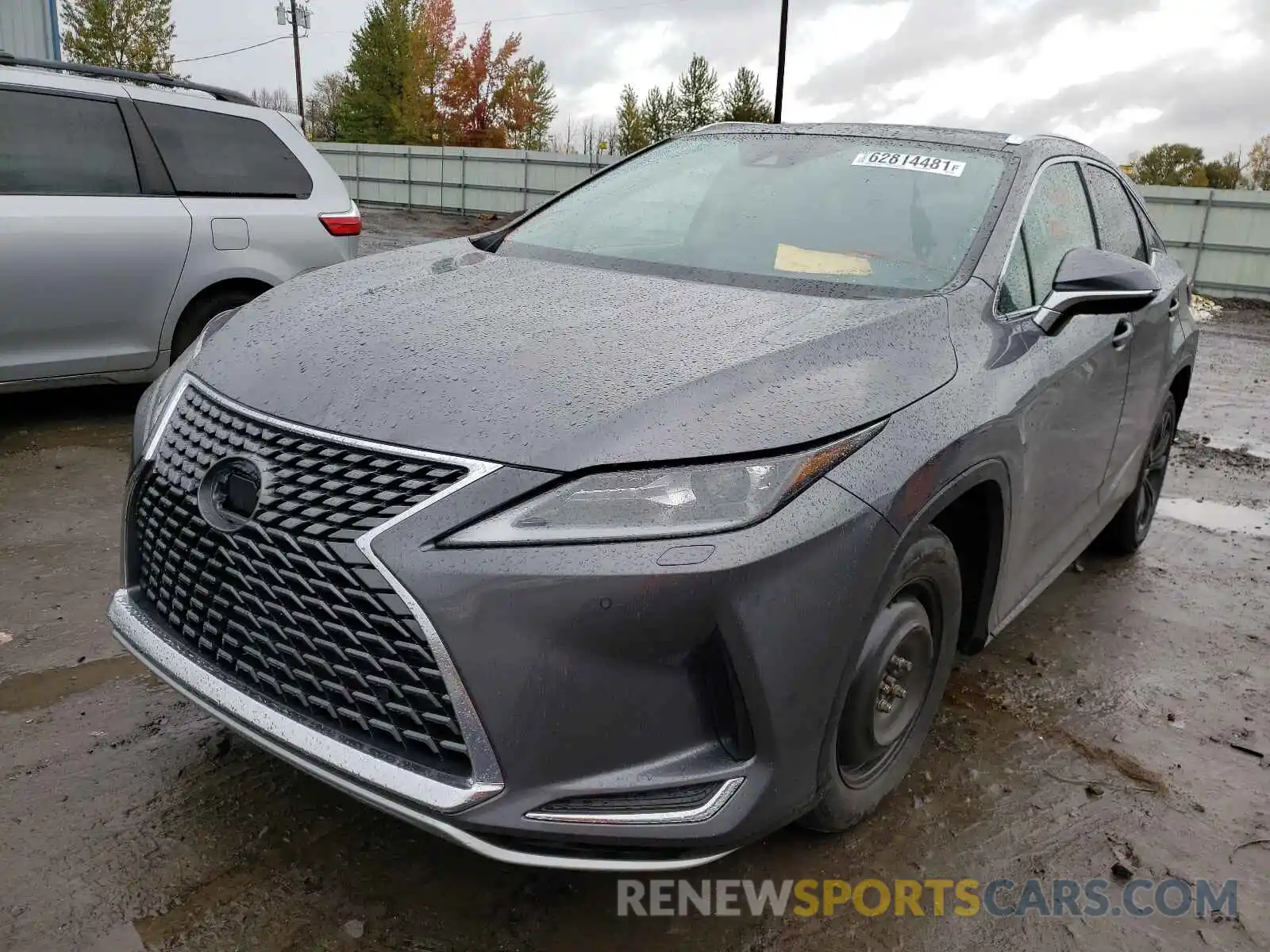 2 Photograph of a damaged car 2T2HZMDAXLC230377 LEXUS RX350 2020