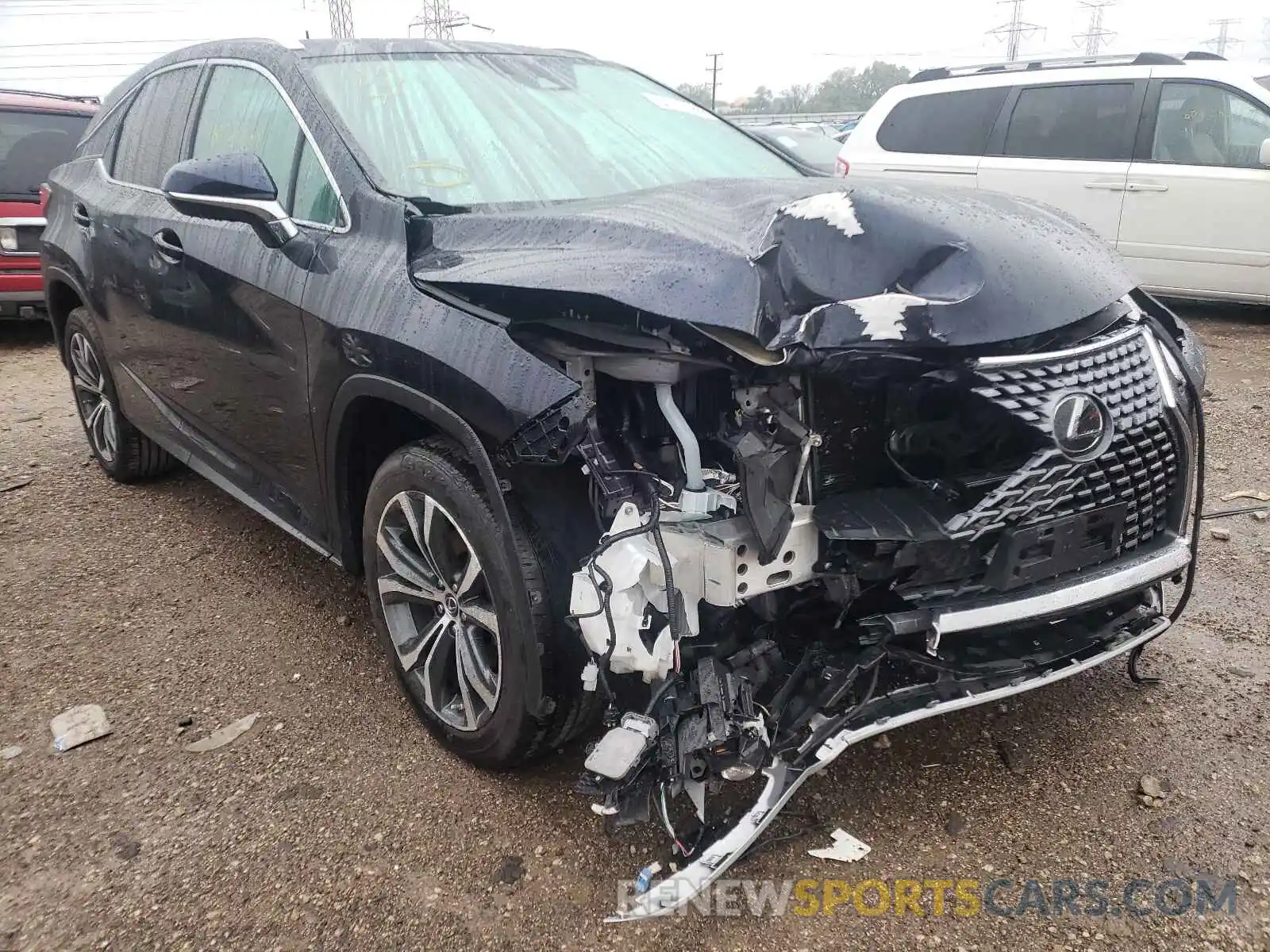 1 Photograph of a damaged car 2T2HZMDAXLC232310 LEXUS RX350 2020