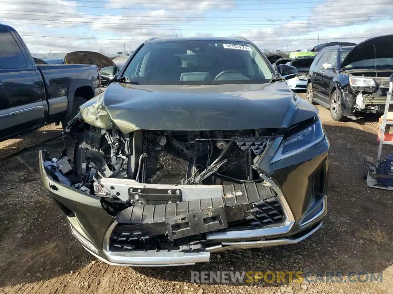 5 Photograph of a damaged car 2T2HZMDAXLC246451 LEXUS RX350 2020