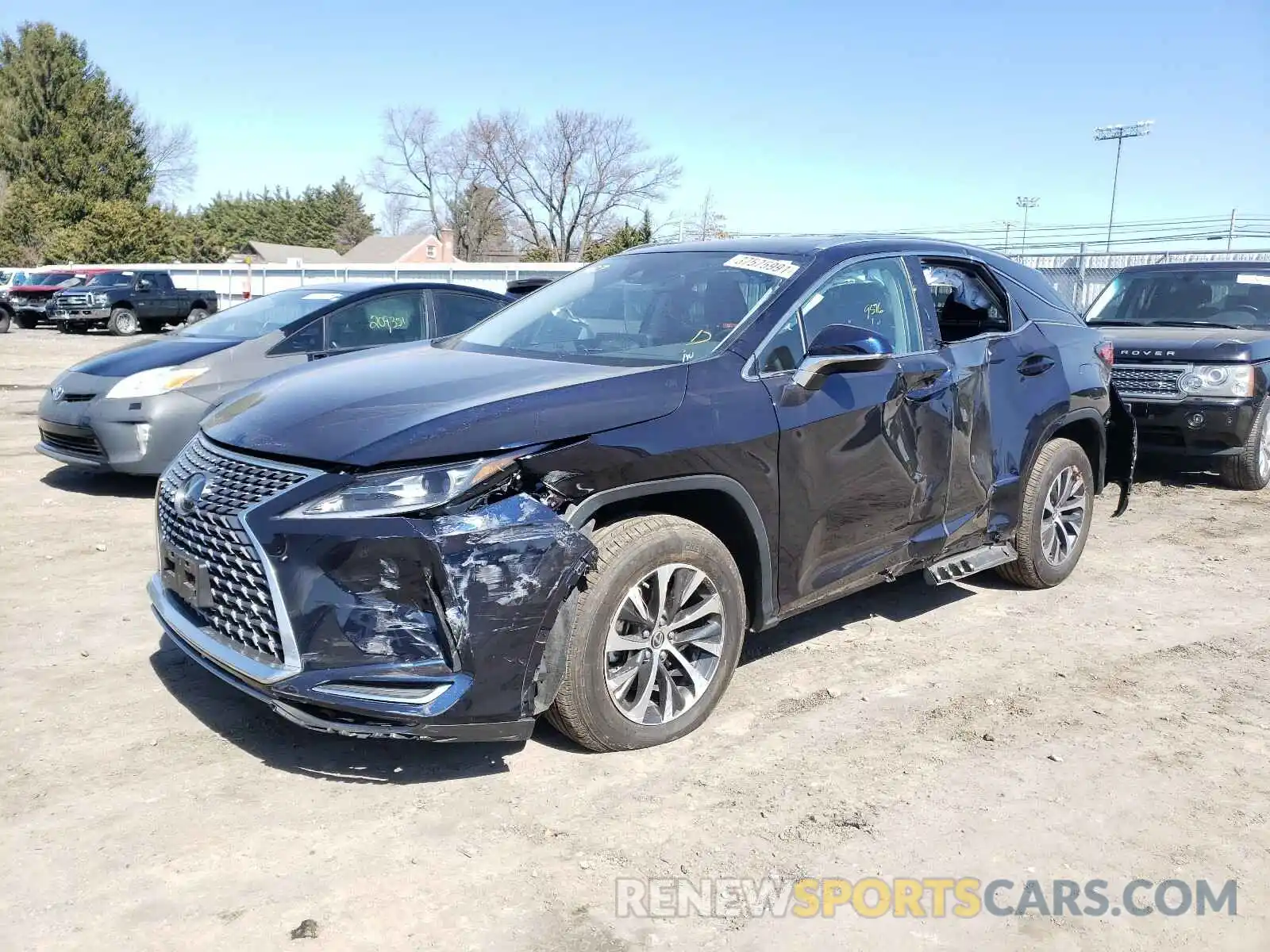 2 Photograph of a damaged car 2T2HZMDAXLC251987 LEXUS RX350 2020