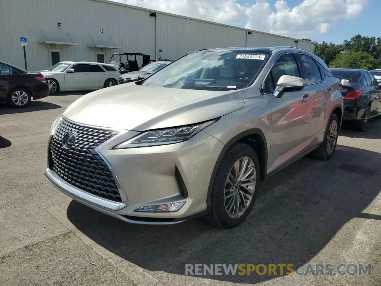 1 Photograph of a damaged car 2T2JZMAA1LC165103 LEXUS RX350 2020