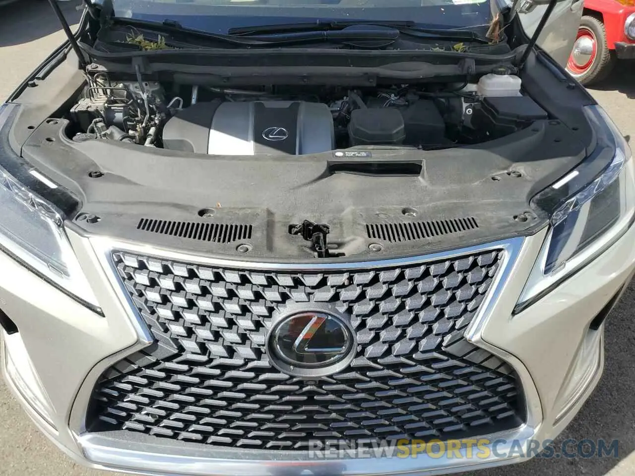 12 Photograph of a damaged car 2T2JZMAA1LC165103 LEXUS RX350 2020