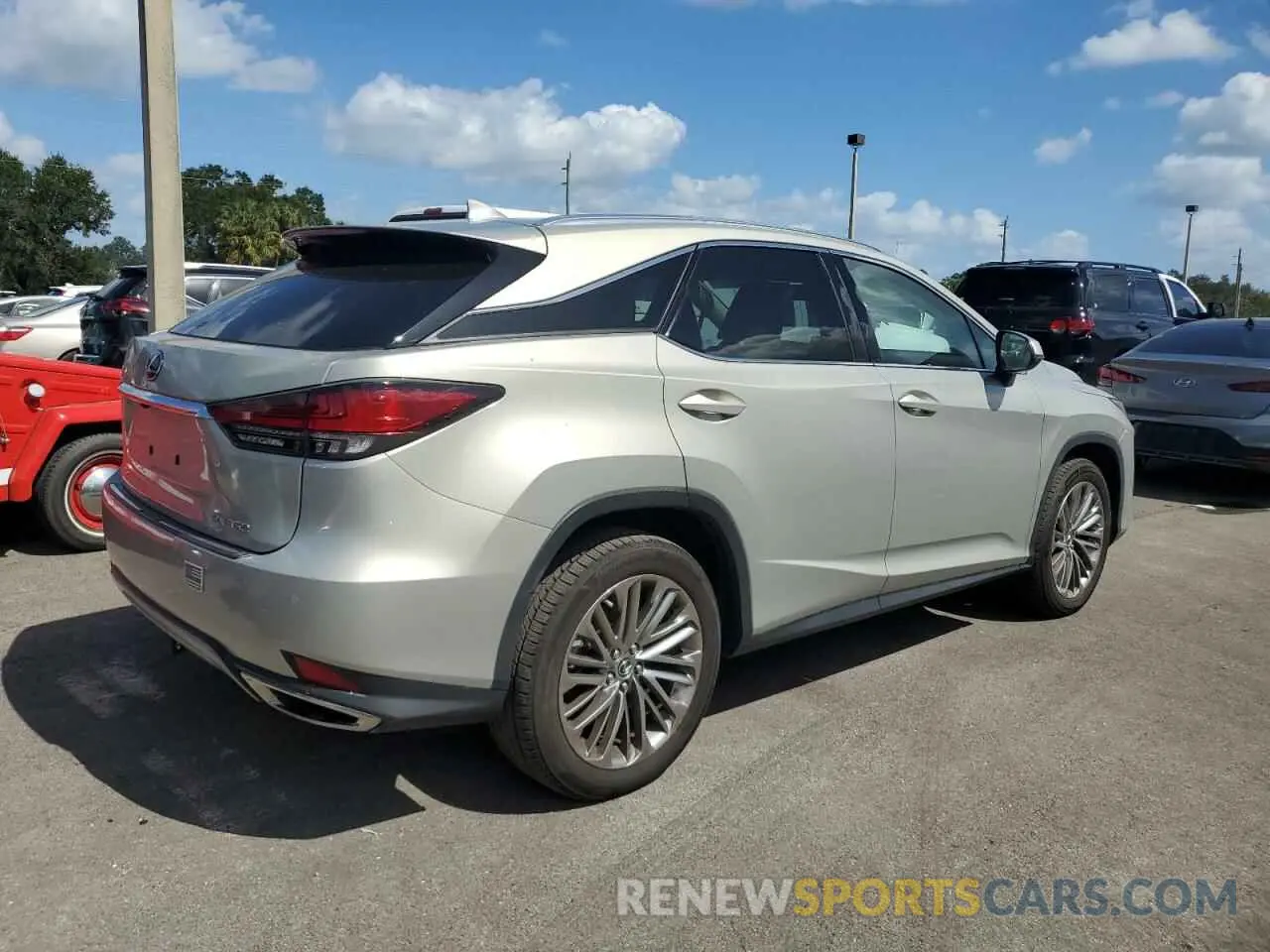 3 Photograph of a damaged car 2T2JZMAA1LC165103 LEXUS RX350 2020