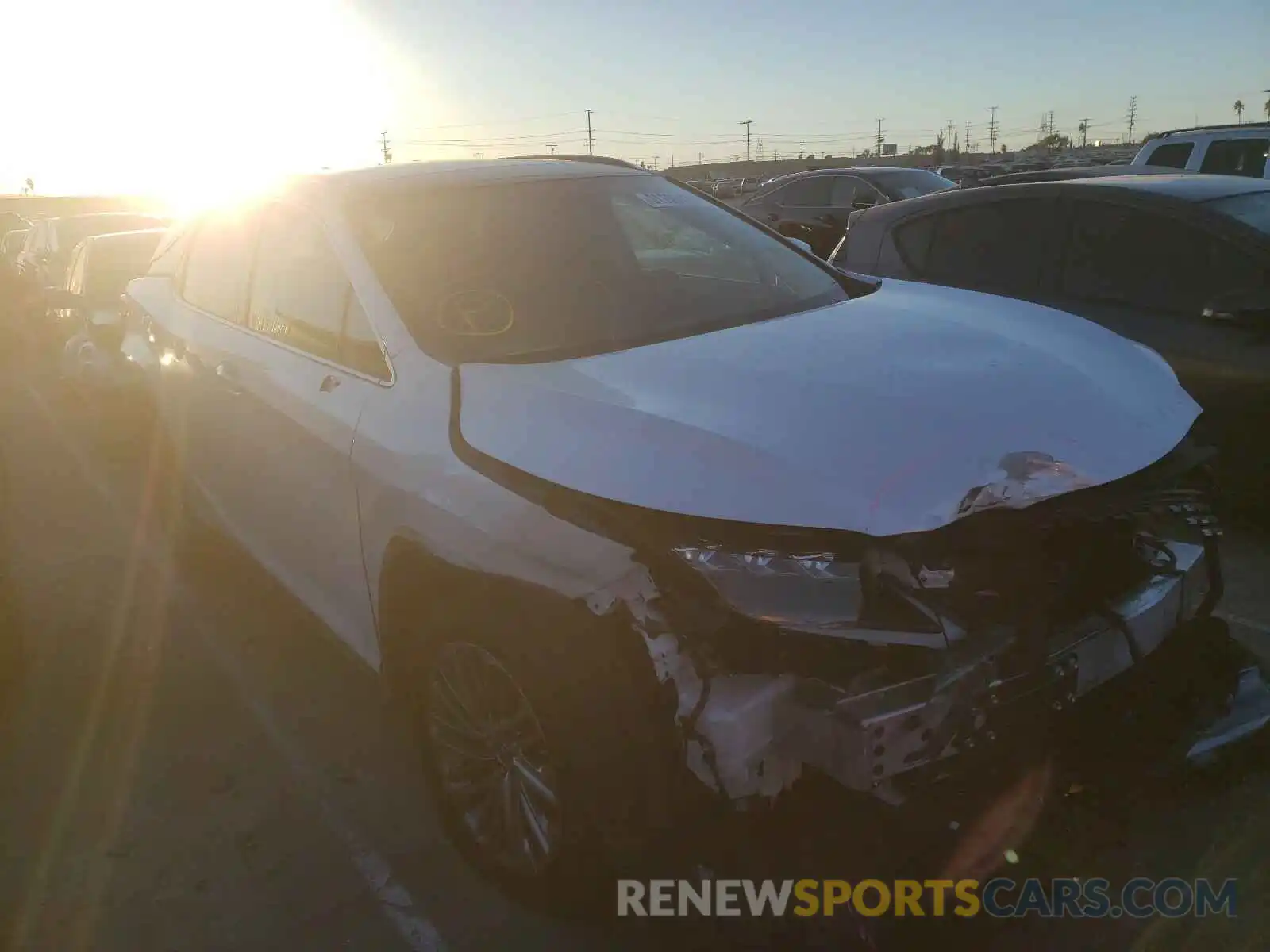 1 Photograph of a damaged car 2T2JZMAA5LC178839 LEXUS RX350 2020