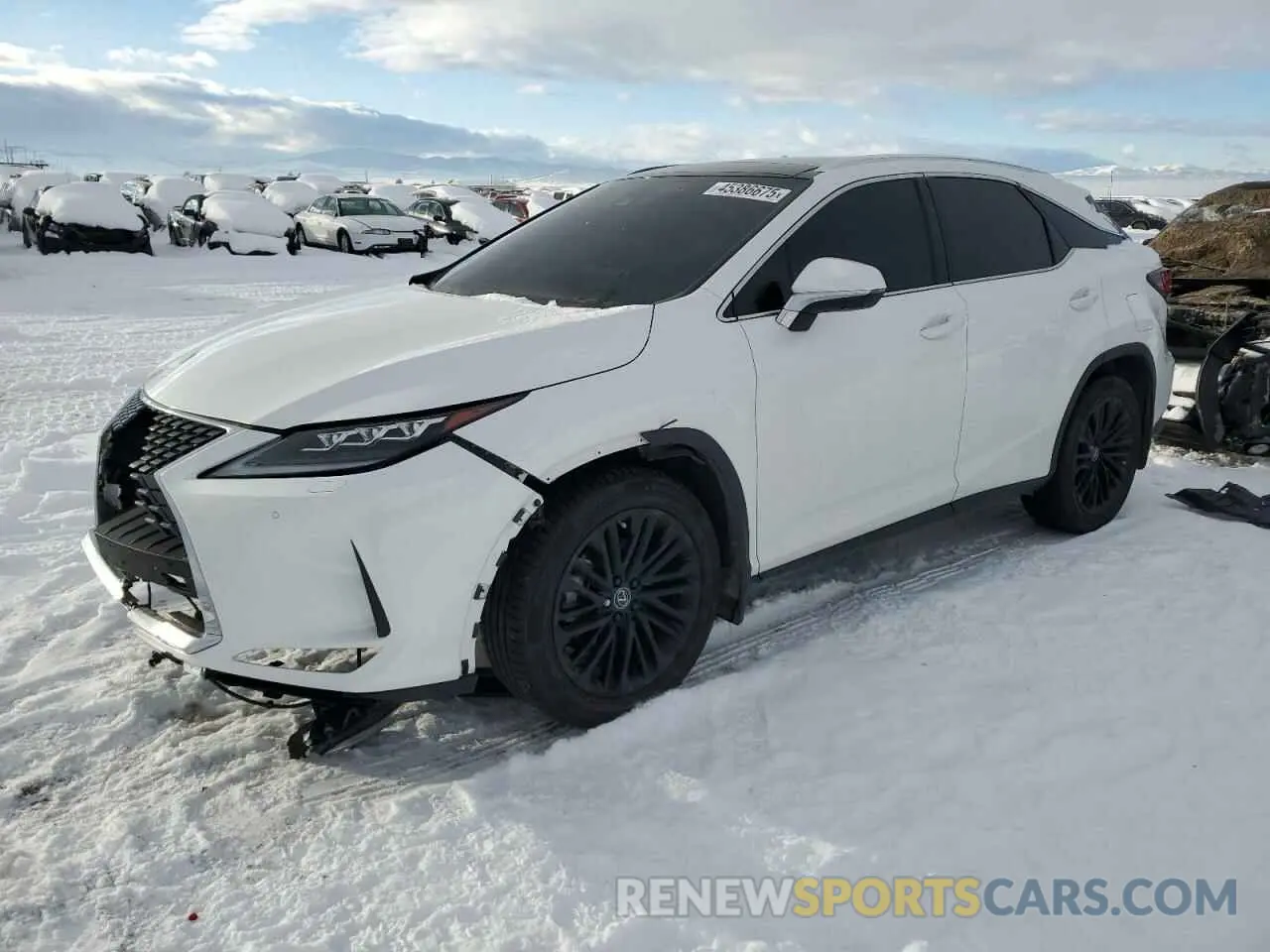 1 Photograph of a damaged car 2T2JZMDA0LC248405 LEXUS RX350 2020