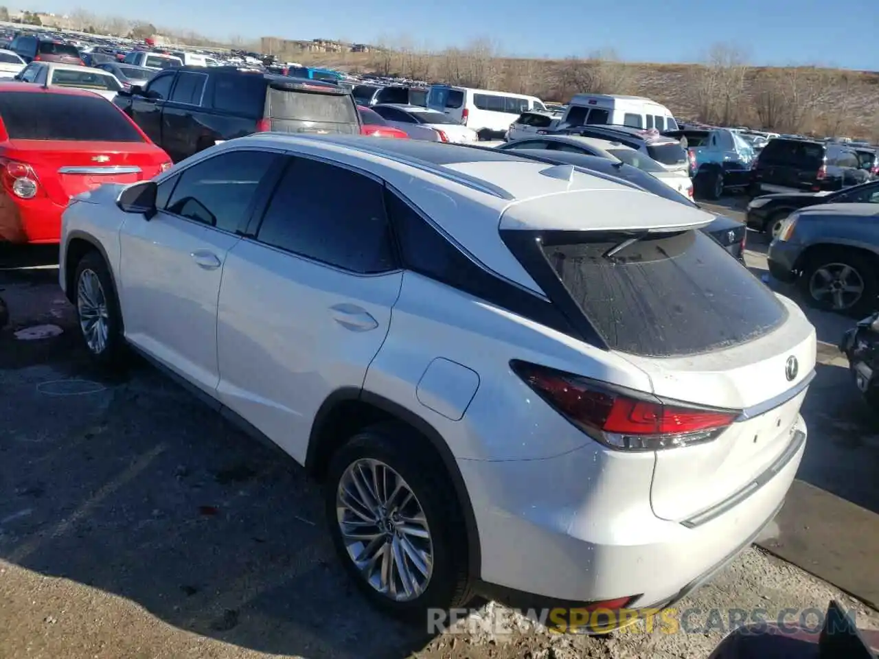 3 Photograph of a damaged car 2T2JZMDA3LC228813 LEXUS RX350 2020