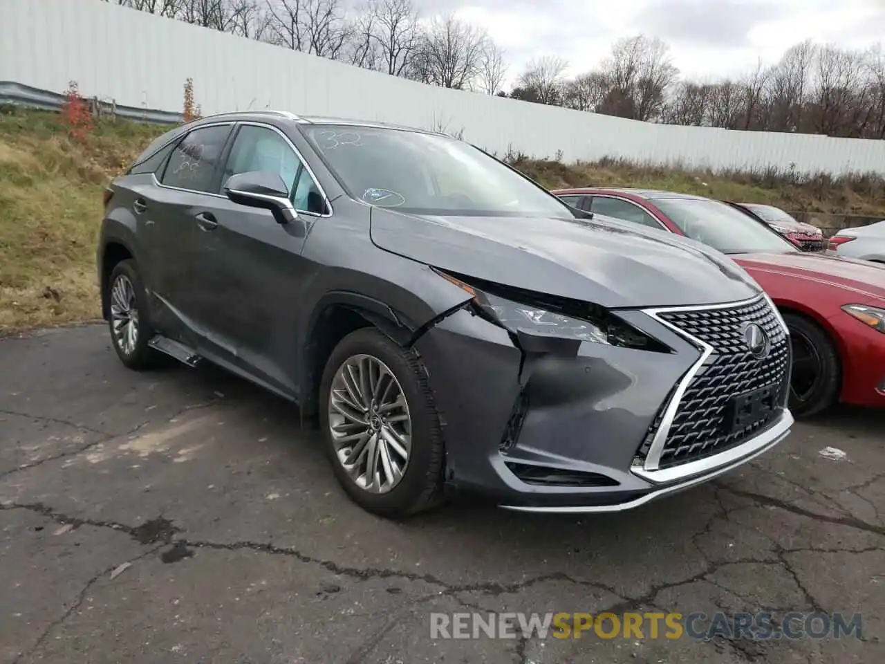 1 Photograph of a damaged car 2T2JZMDA3LC239116 LEXUS RX350 2020