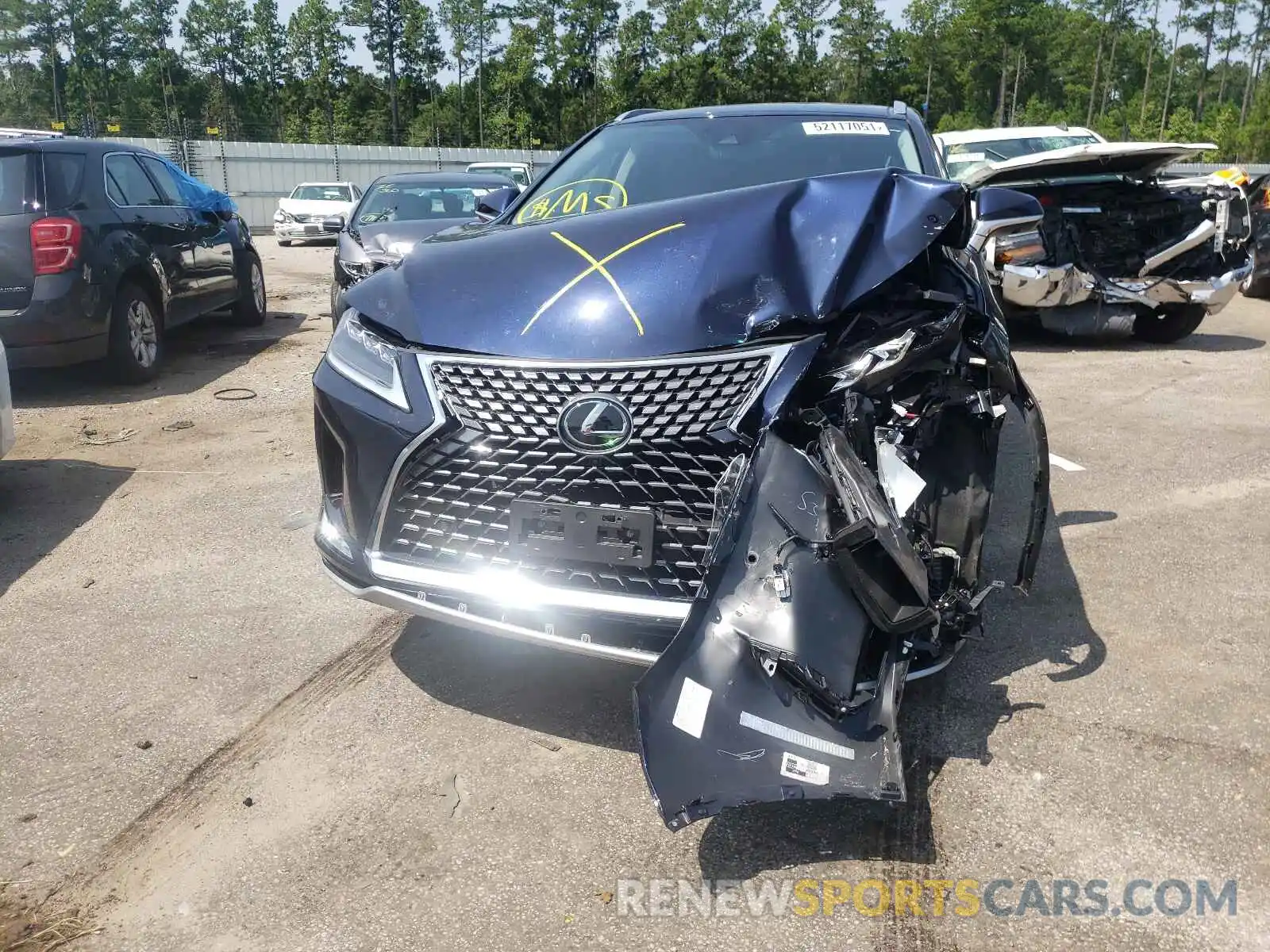 9 Photograph of a damaged car 2T2JZMDA4LC231400 LEXUS RX350 2020