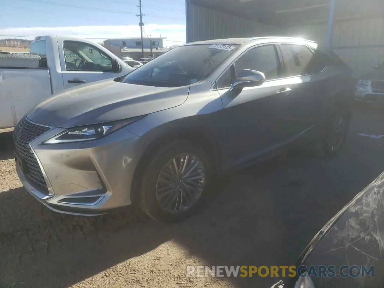 1 Photograph of a damaged car 2T2JZMDA5LC227159 LEXUS RX350 2020