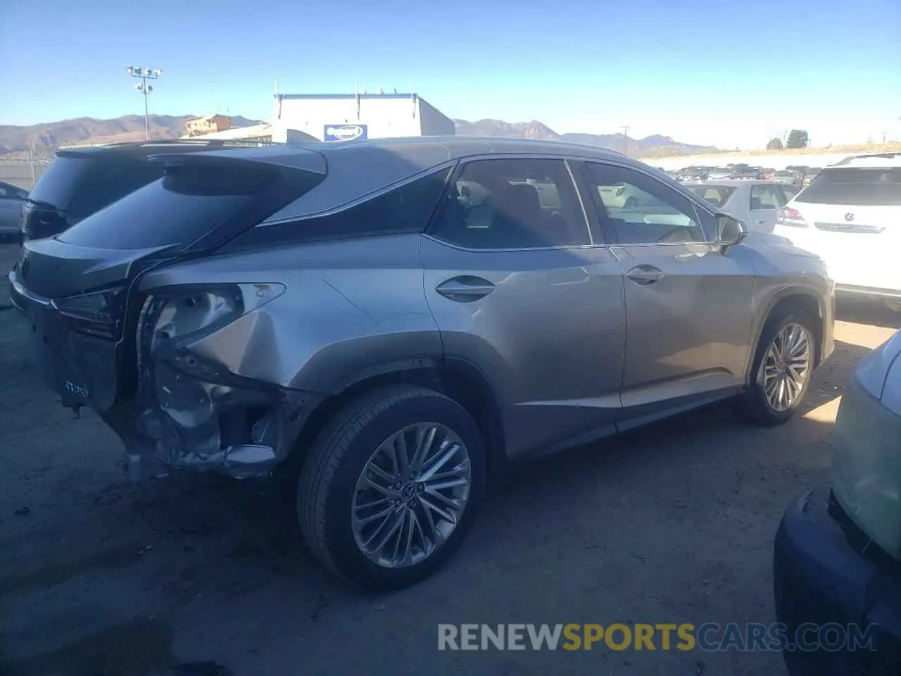 3 Photograph of a damaged car 2T2JZMDA5LC227159 LEXUS RX350 2020