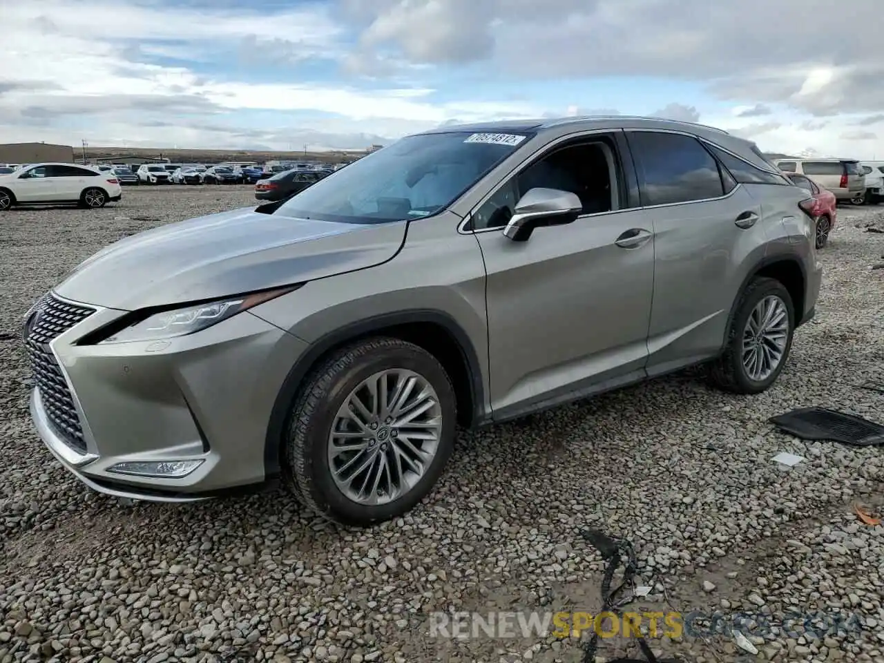 1 Photograph of a damaged car 2T2JZMDA5LC232085 LEXUS RX350 2020