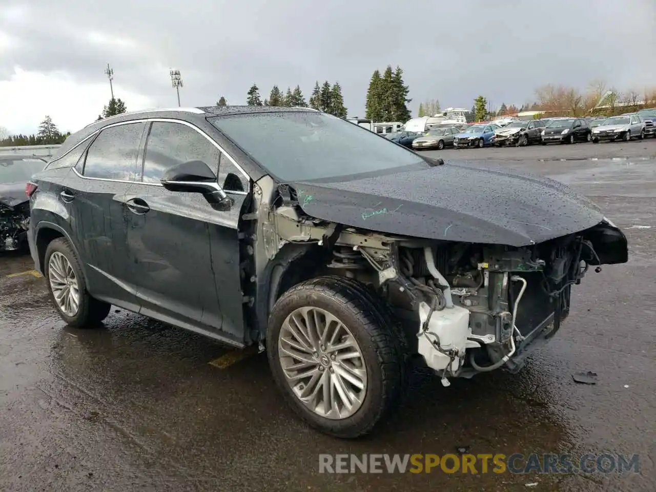 4 Photograph of a damaged car 2T2JZMDA5LC243684 LEXUS RX350 2020