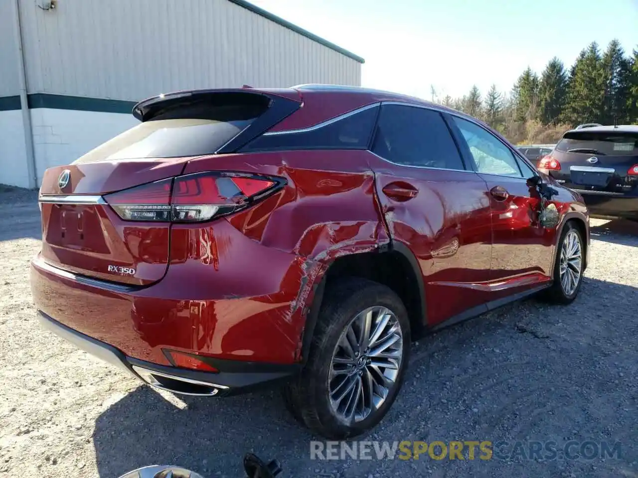 4 Photograph of a damaged car 2T2JZMDA6LC256721 LEXUS RX350 2020