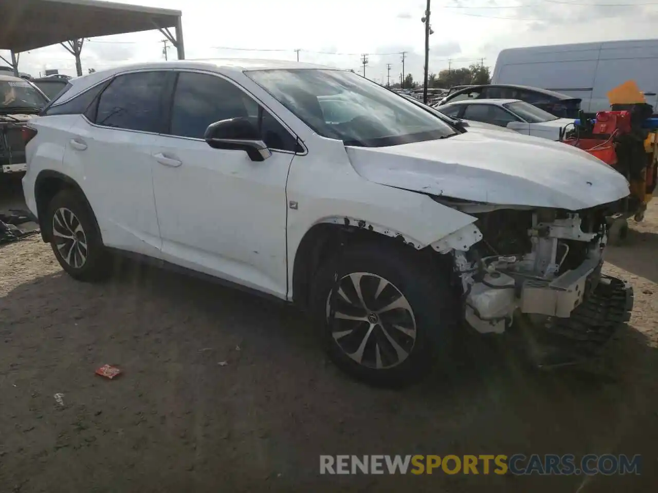 4 Photograph of a damaged car 2T2SZMDA5LC218336 LEXUS RX350 2020