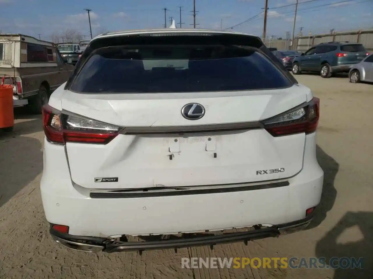 6 Photograph of a damaged car 2T2SZMDA5LC218336 LEXUS RX350 2020