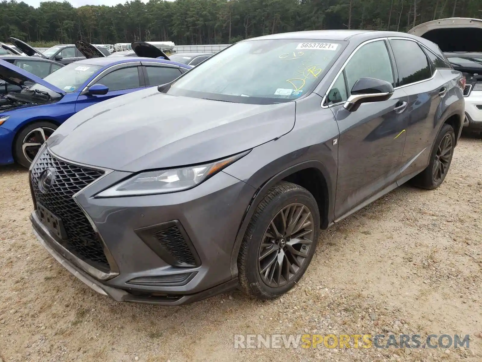 2 Photograph of a damaged car 2T2SZMDA8LC213776 LEXUS RX350 2020