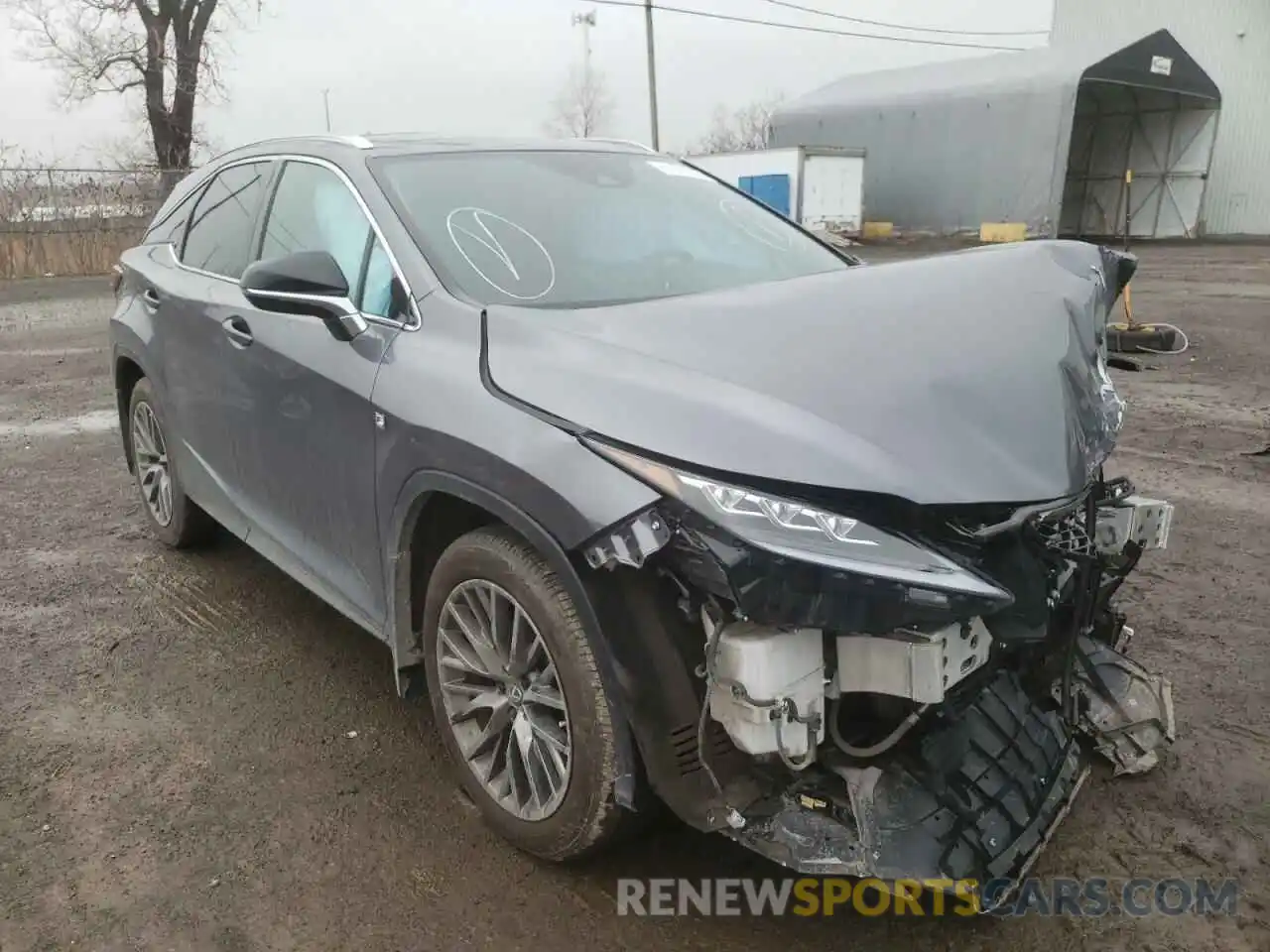 1 Photograph of a damaged car 2T2YZMDA2LC232799 LEXUS RX350 2020