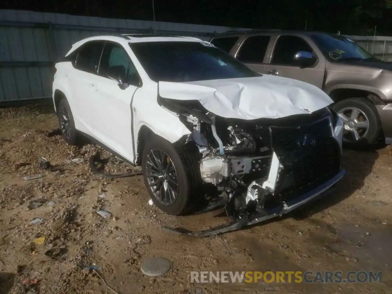 1 Photograph of a damaged car 2T2YZMDA5LC214653 LEXUS RX350 2020