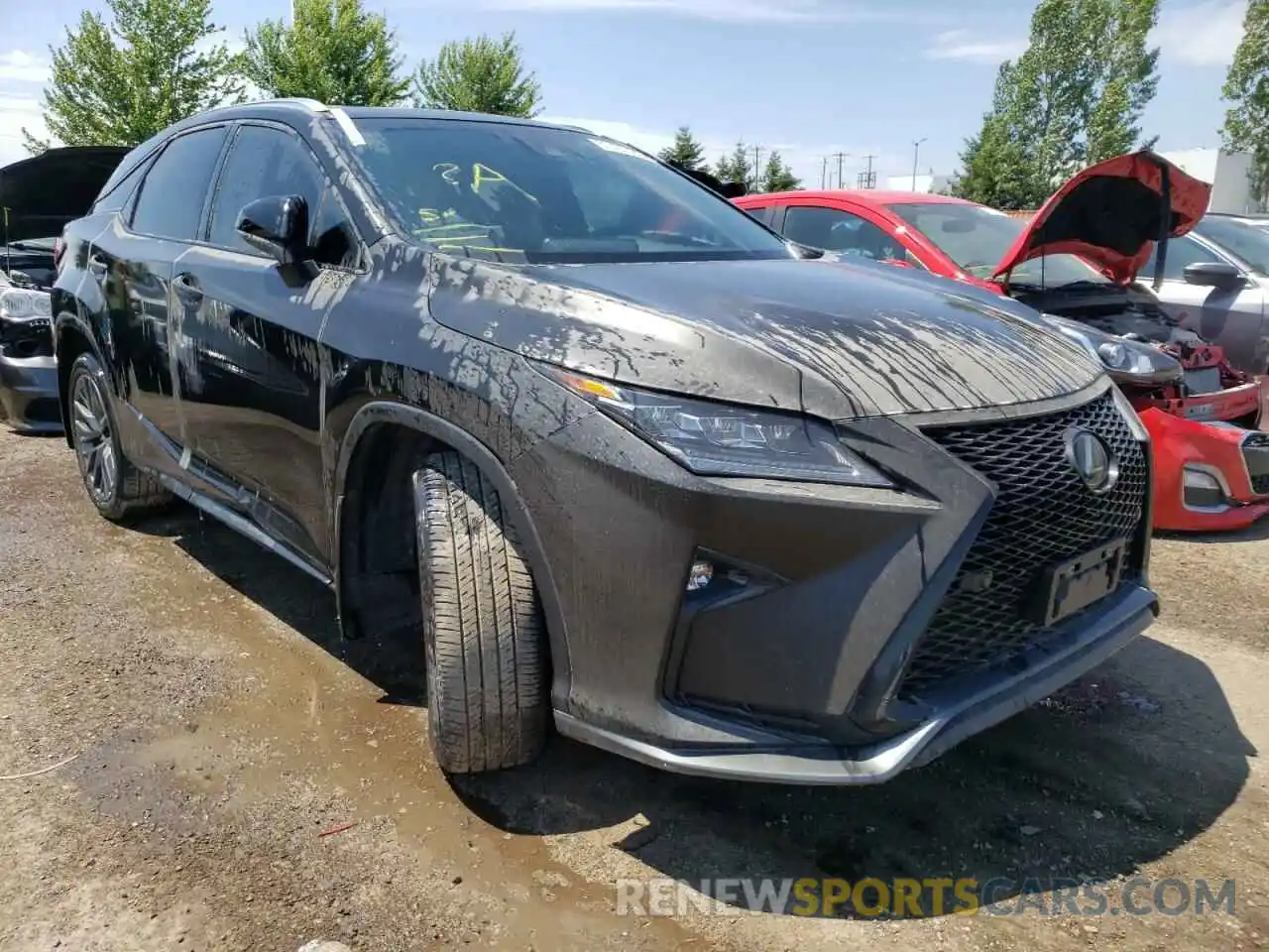 1 Photograph of a damaged car 2T2YZMDA5LC216094 LEXUS RX350 2020