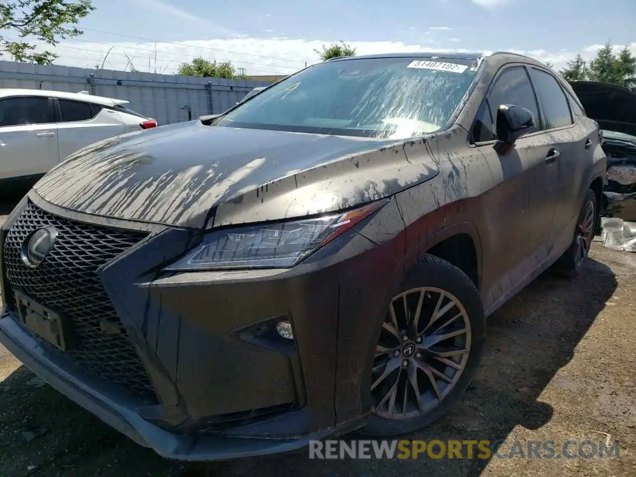 2 Photograph of a damaged car 2T2YZMDA5LC216094 LEXUS RX350 2020