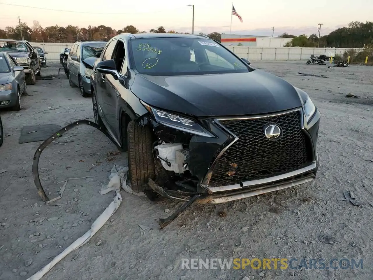 9 Photograph of a damaged car 2T2YZMDA5LC237768 LEXUS RX350 2020
