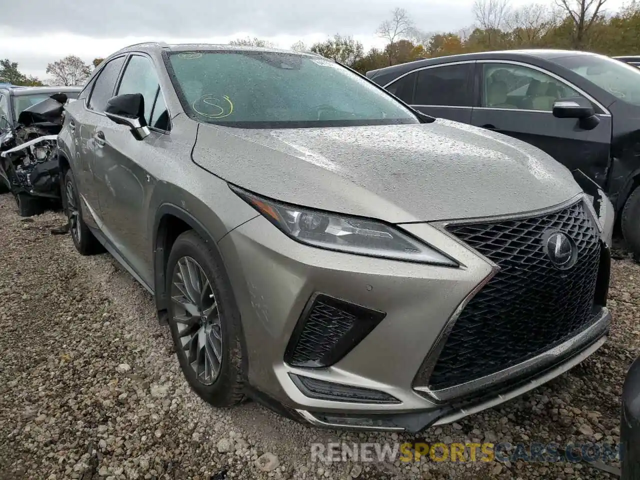 1 Photograph of a damaged car 2T2YZMDA5LC257082 LEXUS RX350 2020