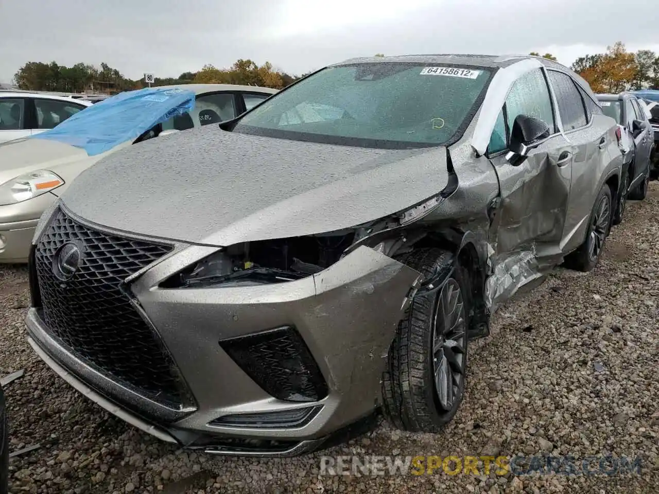 2 Photograph of a damaged car 2T2YZMDA5LC257082 LEXUS RX350 2020