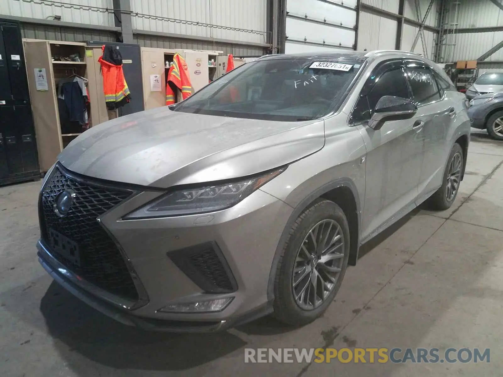 2 Photograph of a damaged car 2T2YZMDA6LC232028 LEXUS RX350 2020