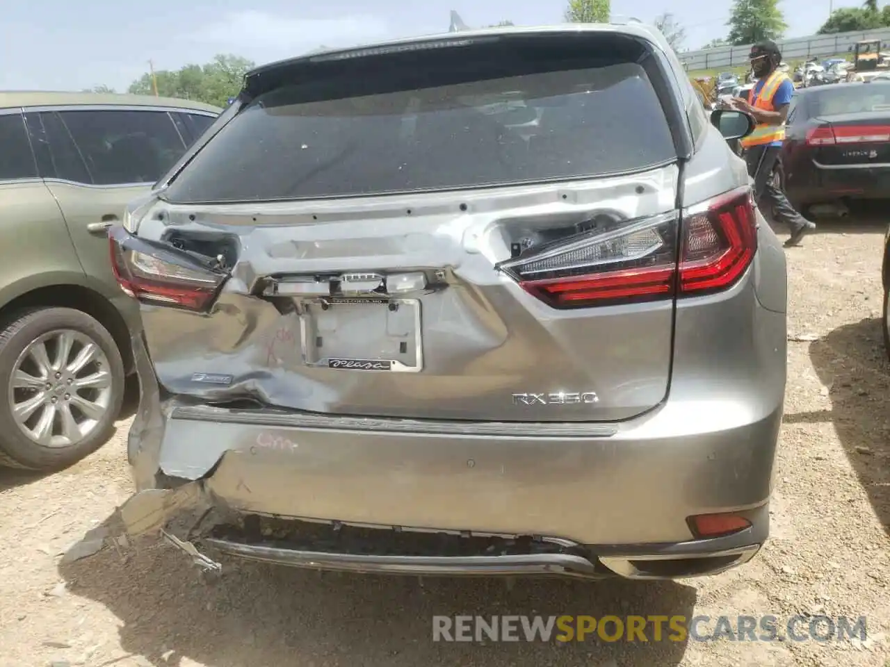 9 Photograph of a damaged car 2T2YZMDA6LC238539 LEXUS RX350 2020