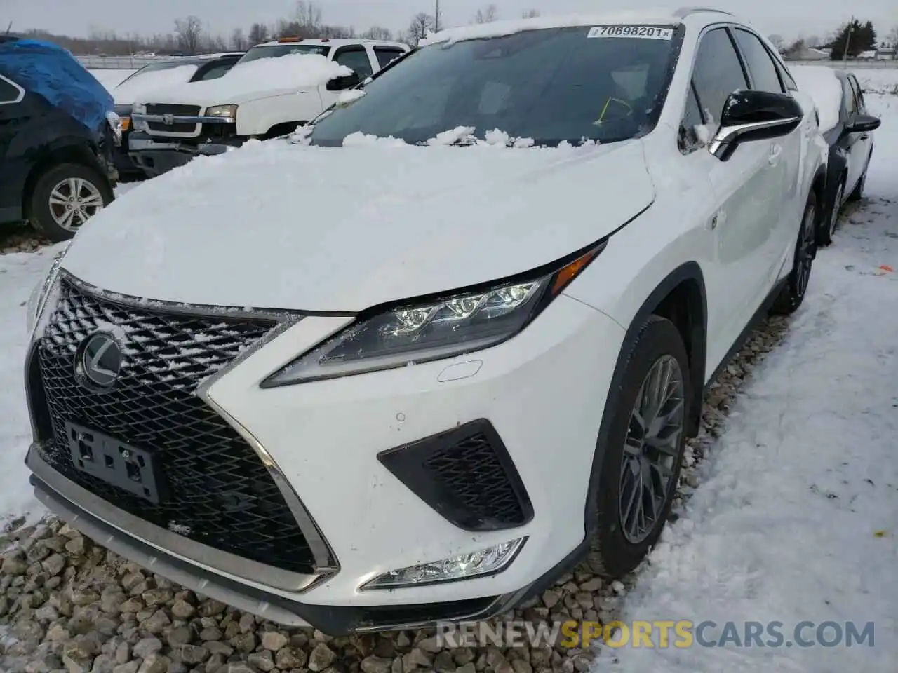 2 Photograph of a damaged car 2T2YZMDA7LC234144 LEXUS RX350 2020