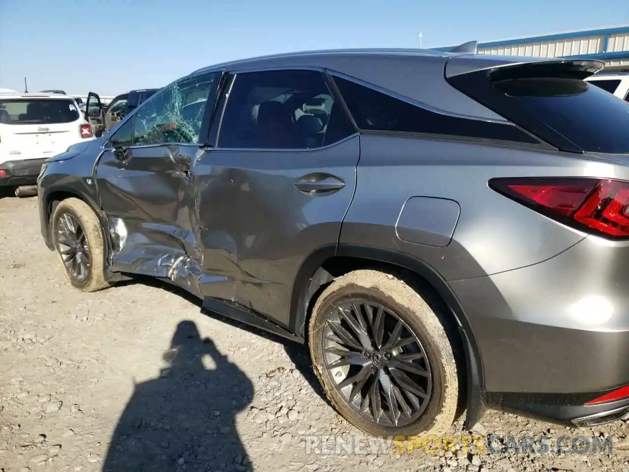 10 Photograph of a damaged car 2T2YZMDAXLC242318 LEXUS RX350 2020