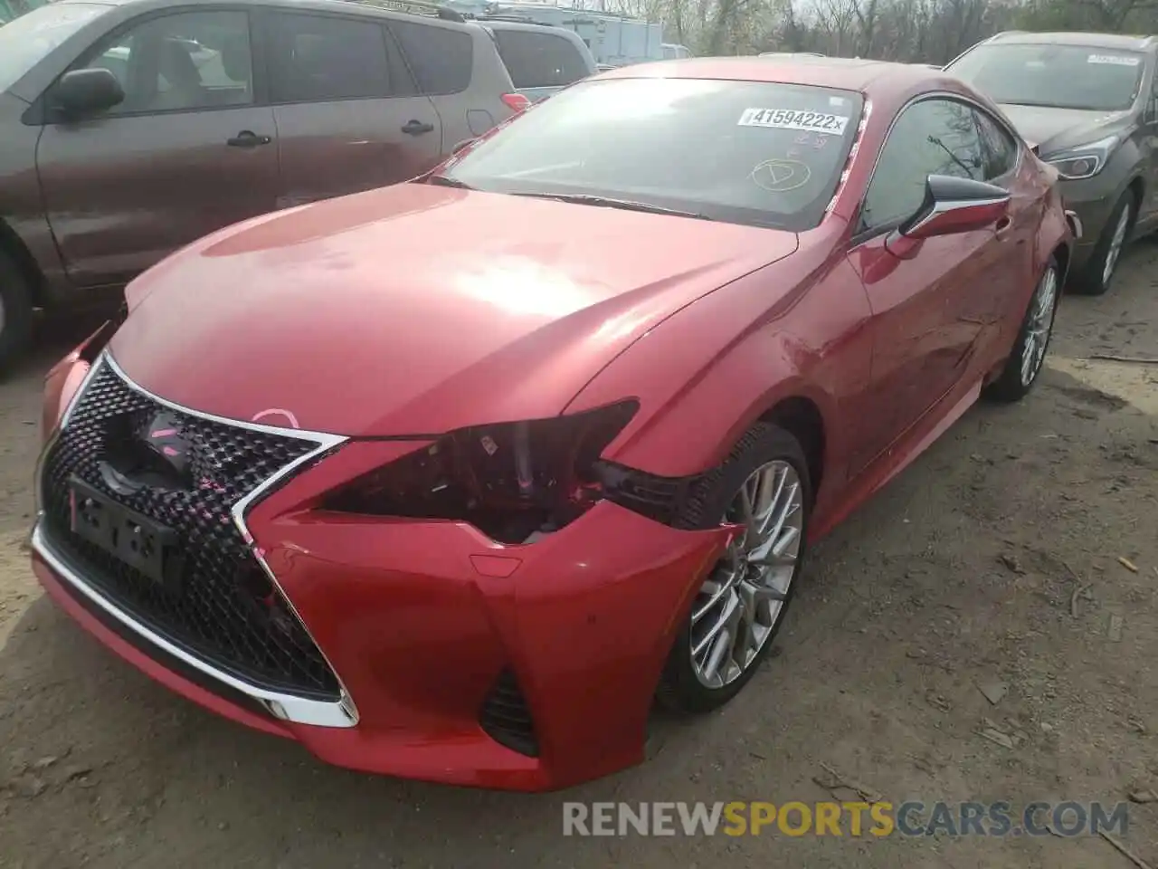 2 Photograph of a damaged car JTHD85EC6L5005686 LEXUS RX350 2020