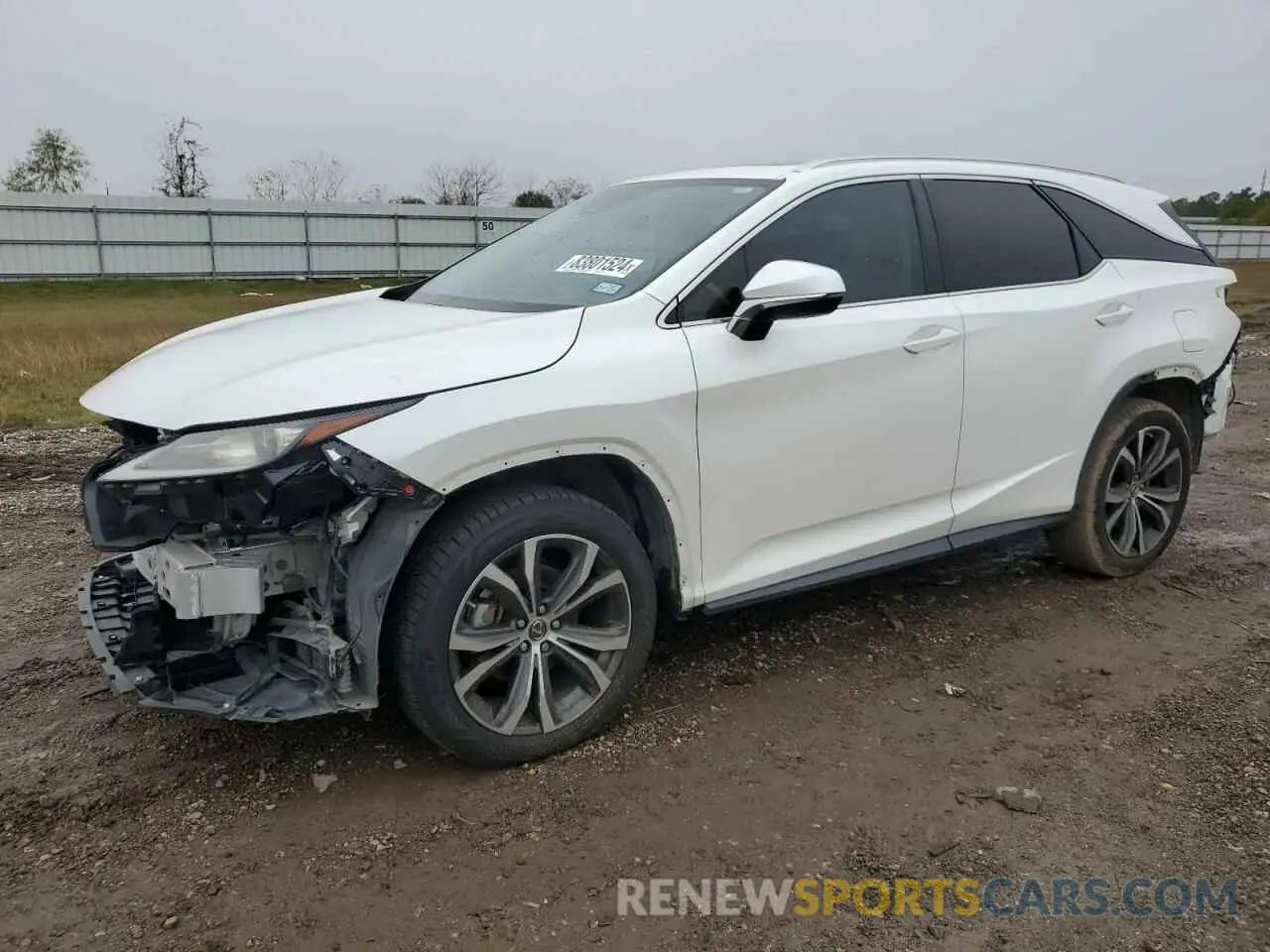 1 Photograph of a damaged car JTJHZKEA4L2015239 LEXUS RX350 2020