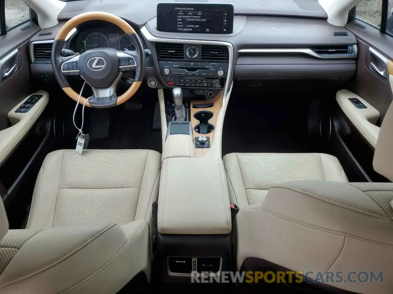 8 Photograph of a damaged car JTJHZKEA4L2015239 LEXUS RX350 2020
