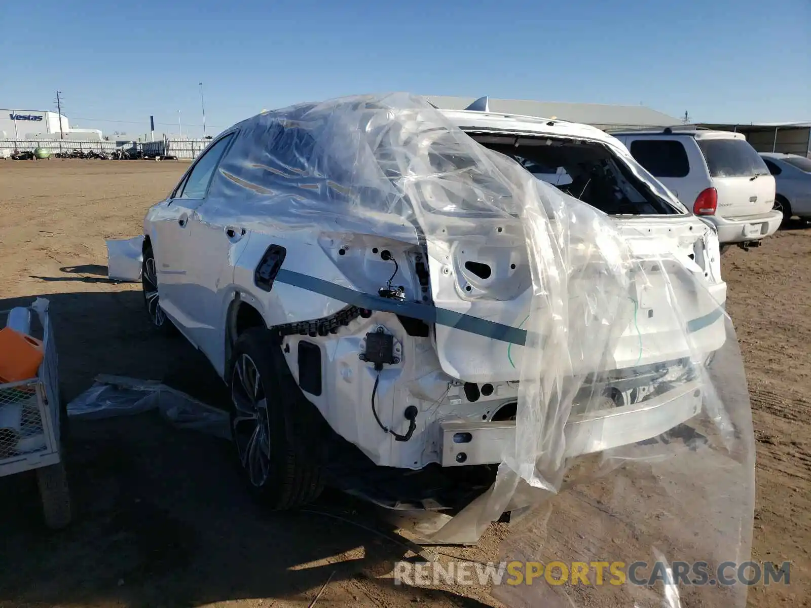 3 Photograph of a damaged car JTJHZKEA6L2015677 LEXUS RX350 2020