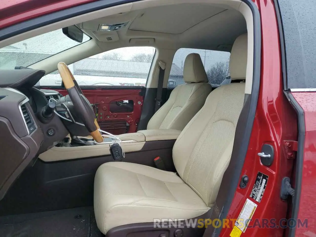 7 Photograph of a damaged car JTJHZKEA9L2015754 LEXUS RX350 2020