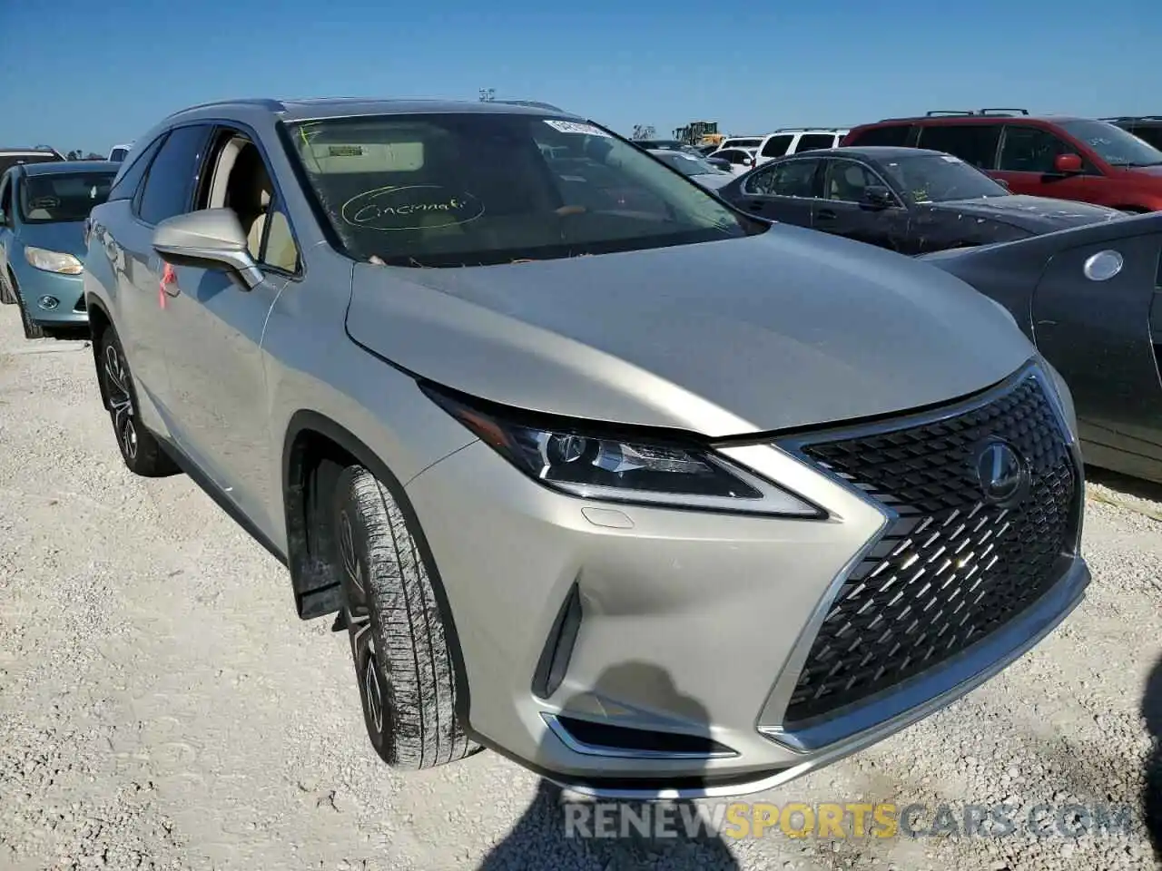 1 Photograph of a damaged car JTJHZKFA0L2022624 LEXUS RX350 2020