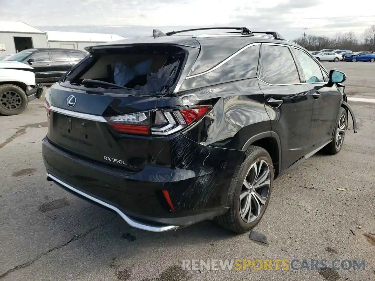 4 Photograph of a damaged car JTJHZKFA1L2026973 LEXUS RX350 2020