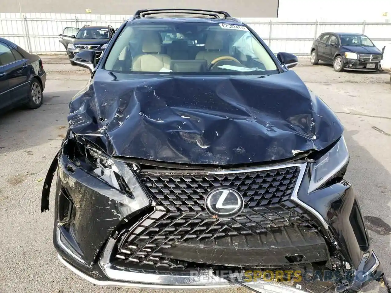 9 Photograph of a damaged car JTJHZKFA1L2026973 LEXUS RX350 2020